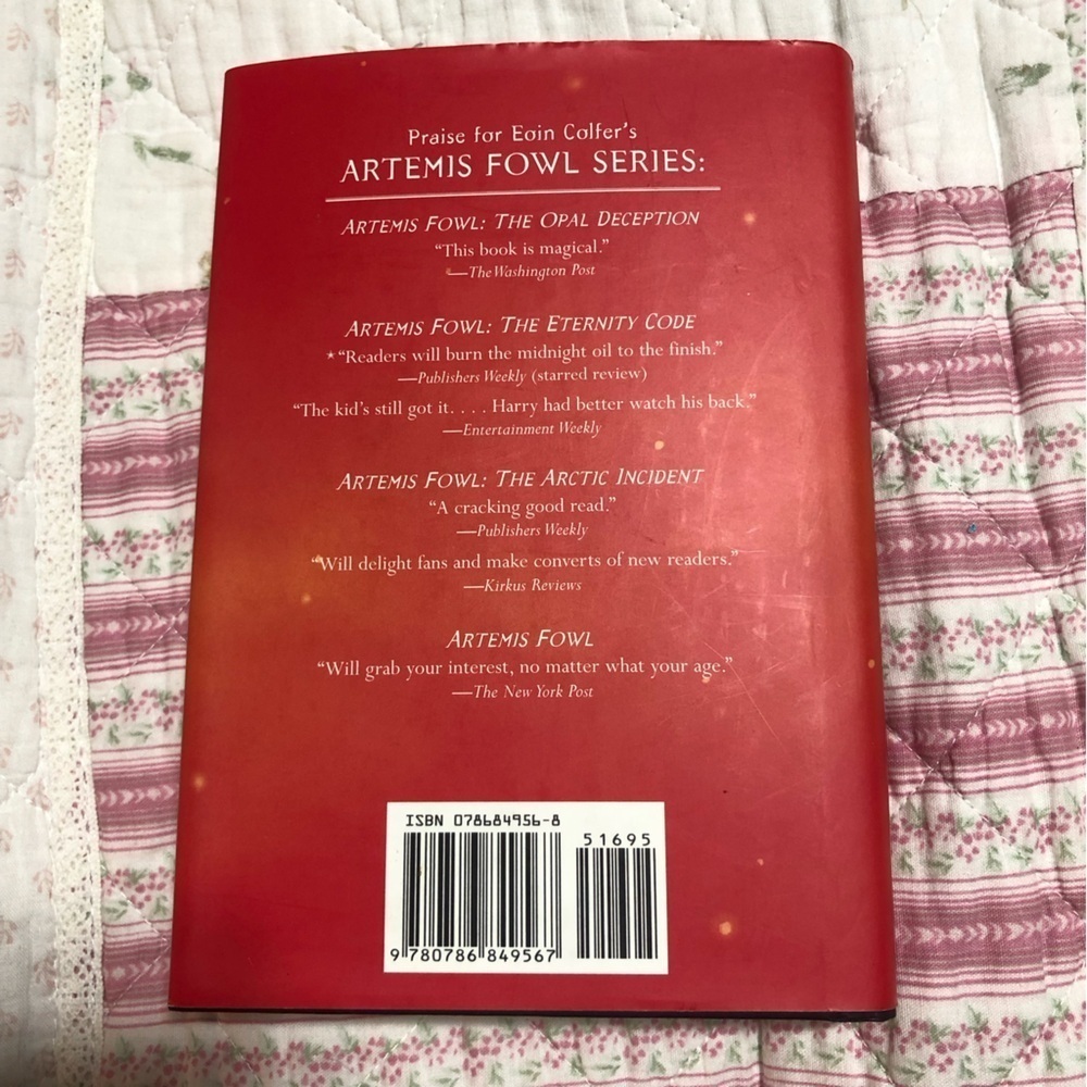 Artemis Fowl: The Lost Colony Hardcover Book . First American Edition - used - Picture 2 of 9